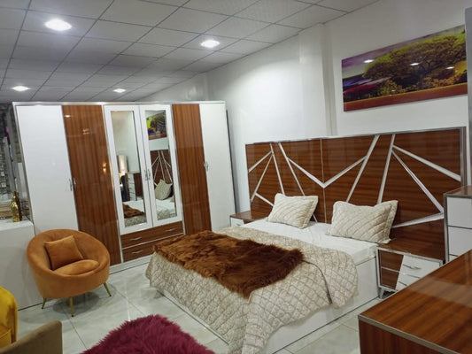 Chambre a Coucher marron blanc